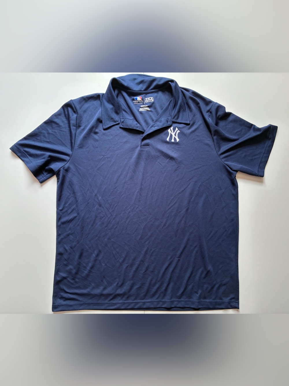 Navy New York Yankees Polo with Embroidered NY - Size XXL